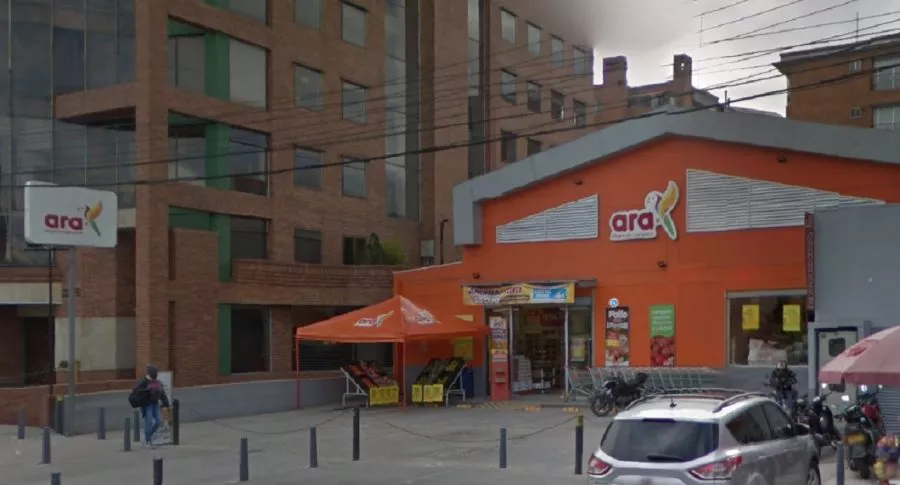 Supermercado Ara de Bogotá, ilustra nota sobre ofertas de empleo en Ara, salarios y otros detalles de las vacantes.