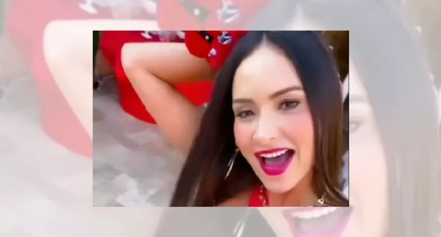 Vídeo de la historia de Instagram de Carolina Rojas, la exesposa de Piter Albeiro celebrando su cumpleaños.