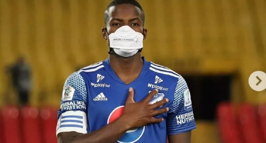 Andrés Felipe Román, jugador que según la junta médica de Millonarios no tiene problemas cardiacos