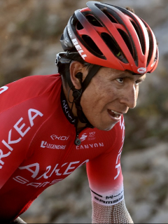 Nairo Quintana, quien subió al top 10 del Tour de los Alpes Marítimos luego de la etapa 2
