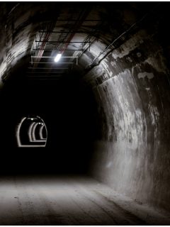 Fotos del primer choque en el Túnel de La Línea.