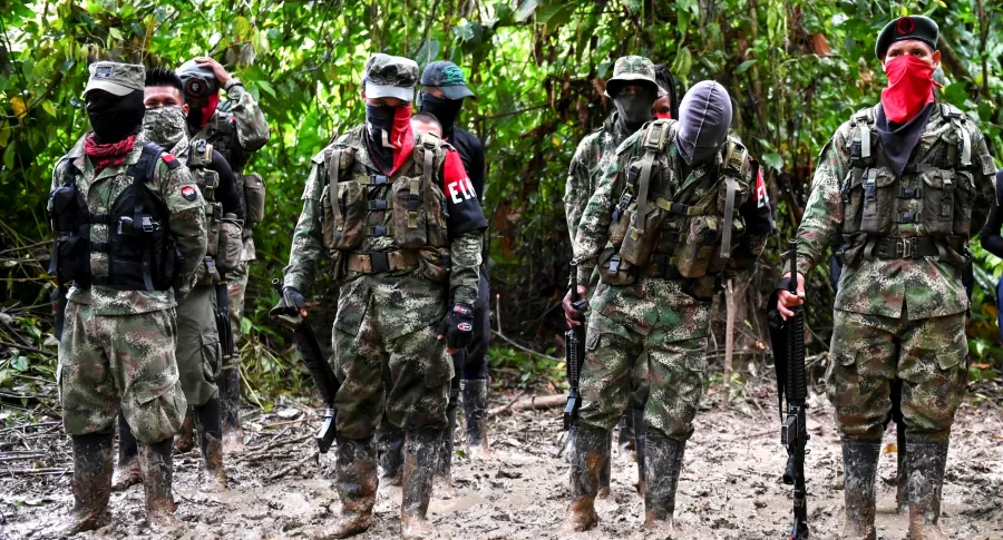 Eln y Farc aparecen apoyando a Nicolás Maduro en Venezuela. Imagen de referencia de los guerrilleros colombianos.