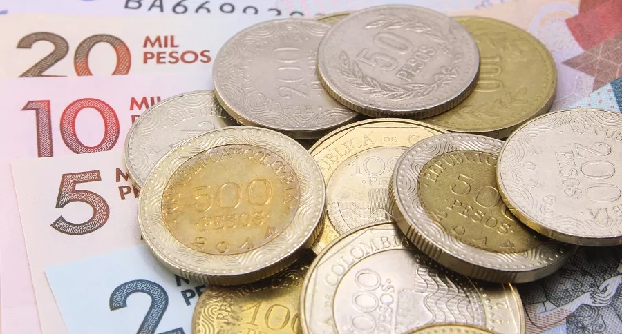 Dinero en efectivo. Pesos colombianos. Imagen ilustrativa al pago del Ingreso Solidario.