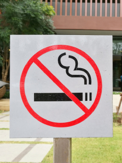 Imagen que ilustra el proyecto que prohibiría fumar en los parques.