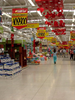Tienda de la cadena Éxito, en Colombia.