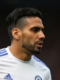Foto de Falcao ilustra nota sobre Atlético de Madrid vs. Chelsea