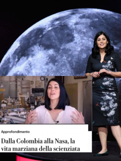 Colombiana que trabaja en la Nasa, Diana Trujillo, da conferencia, ilustra nota de Diario italiano La Repubblica cambia desagradable titular sobre Diana Trujillo