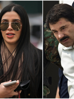 Fotomontaje de Emma Coronel y 'el Chapo' Guzmán, a propósito de quién es la esposa del narcotraficante
