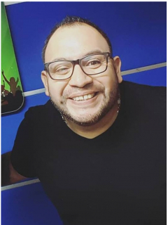 Fotomontaje de Lucero Gómez y 'Fatman', humoristas de 'Sábados felices'