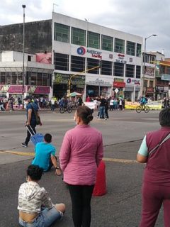 Cierres en la avenida Primero de Mayo por protestas en Bogotá.