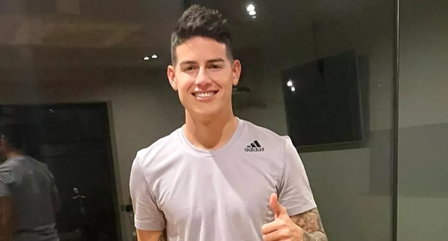 James Rodríguez responde en Twich a pedido para que salude a 'Rosa Melano'. Imagen de referencia del futbolista colombiano.