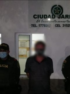Imagen de la captura del ciudadano sueco acusado de violar a una menor en Cúcuta