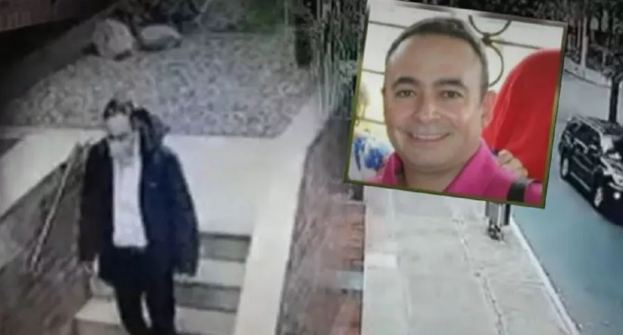 Imagen de cuando el empresario Michel Correa sale de su casa, un día antes de que lo encontraran muerto en Bogotá