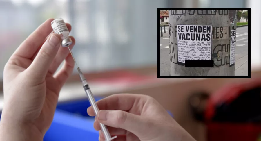 Bogotá hoy: aparecen panfletos de “venta de vacunas” contra COVID-19