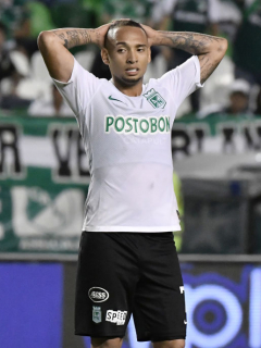 Foto de Jarlan Barrera ilustra nota sobre Atlético Bucaramanga vs. Atlético Nacional