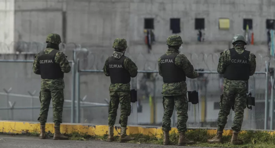 Foto de cárcel en Guayaquil, Ecuador, a propósito de masacres