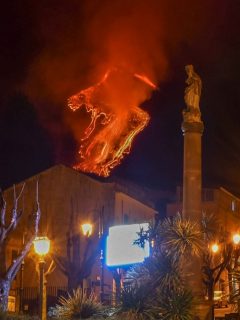 Imágenes del volcán Etna, en Italia.