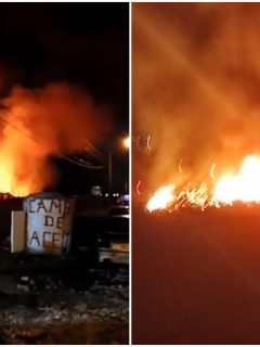 Incendio en Zipaquirá
