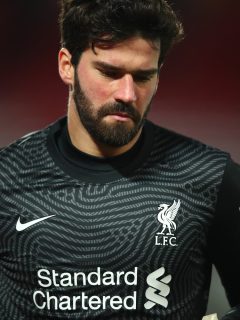 Alisson Becker, arquero de Liverpool y la selección de Brasil que perdió a su papá