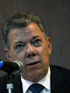 Juan Manuel Santos, expresidente de Colombia que se reunió con directivos de Odebrecht