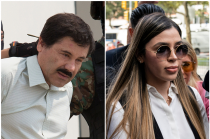 Fotomontaje de 'el Chapo' y Emma Coronel, a propósito de qué pasará con sus gemelas