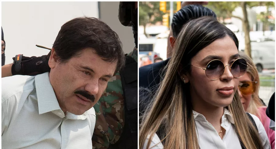 Fotomontaje de 'el Chapo' y Emma Coronel, a propósito de qué pasará con sus gemelas