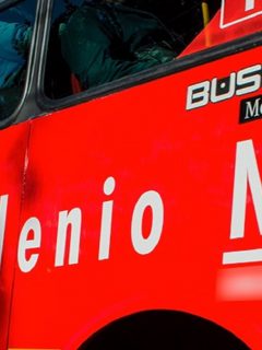 Imagen que ilustra los bloqueos en algunas estaciones de Transmilenio.