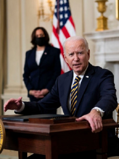 El presidente Joe Biden ordenó bombardeo en Siria tras cumplir su primer mes en el poder.