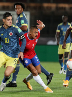 Foto de las Eliminatorias Sudamericanas ilustra nota sobre la actualidad de la Selección Colombia