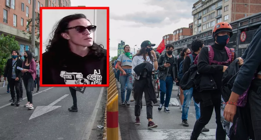 Gareth Sella cuenta cómo fue el golpe de la Policía en el que perdió el ojo durante protestas en Bogotá.