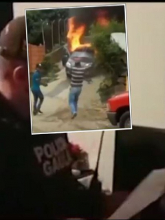 Imagen de cuando el Gaula de la Policía captura a alias 'Tavo', presunto cabecilla de banda 'Betania' en Medellín