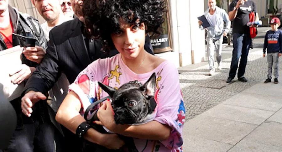 Lady Gaga y su perrita Miss Asia.
