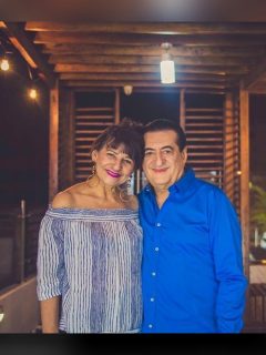 Foto de Jorge Oñate, a propósito de su esposa Nancy Zuleta e hijos
