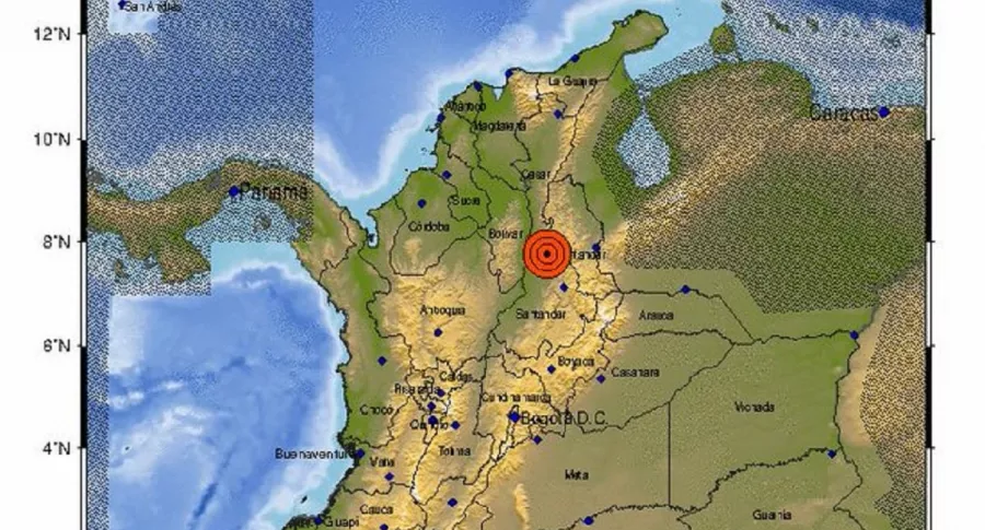 El Servicio Geológico Colombiano reportó un temblor de 4,2 grados en la madrugada de este sábado 27 de febrero.