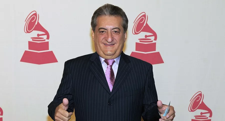 Jorge Oñate, quien murió el 28 de febrero de 2021 y fue despedido por varios cantantes de vallenato, durante la celebración de los ‘Latin Grammy’ en el año 2010.