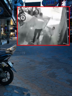 Hombre sobre moto en Pattaya, Tailandia, ilustra nota de video de turista chileno que fue agredido porque no le entendieron su idioma, Tailandia