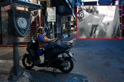 Hombre sobre moto en Pattaya, Tailandia, ilustra nota de video de turista chileno que fue agredido porque no le entendieron su idioma, Tailandia