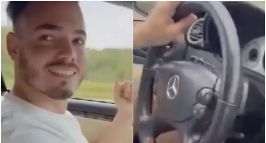 Captura de pantalla de video de nieto de Fidel Castro ostenta auto de lujo, en medio de crisis en Cuba