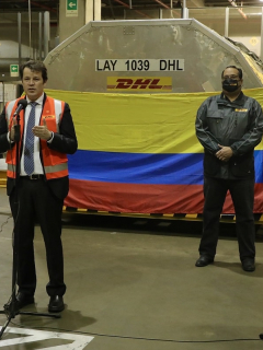 Pfizer enviará otras 100.000 dosis a Colombia este miércoles 3 de marzo.