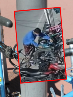 Imágenes que ilustran los robos de bicicletas en Bogotá.