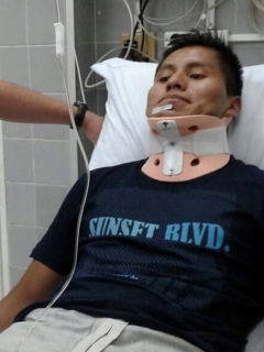 Erwin Tumiri, sobreviviente de la tragedia del Chapecoense, se salvó de otro siniestro.