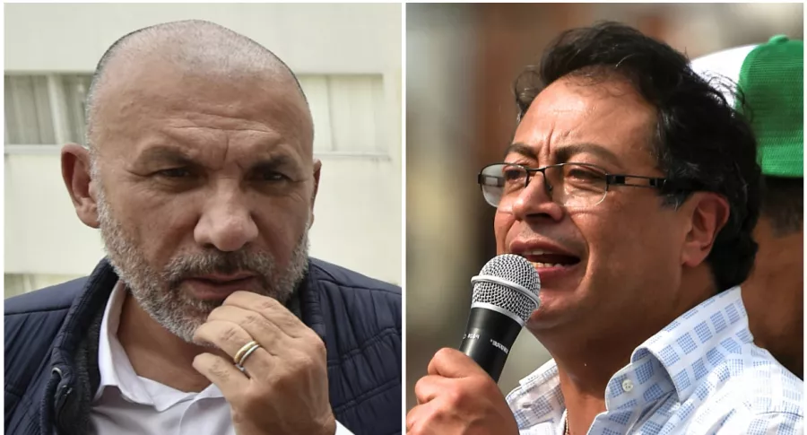 Roy Barreras, que dijo que competirá con Gustavo Petro en consulta presidencial, y el líder de la Colombia Humana