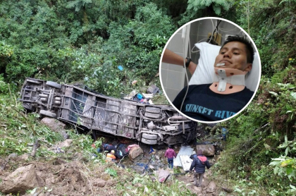 Imagen de accidente en Cochabamba, Bolivia, del que se salvó un Erwin Tumiri, que sobrevivió a la tragedia de Chapecoense 