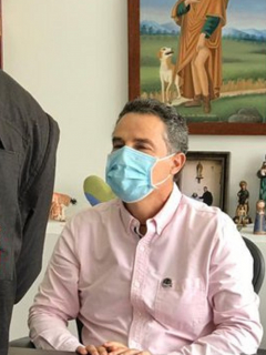 Aníbal Gaviria, justo en el momento que fue capturado.