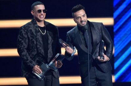 Daddy Yankee y Luis Fonsi, cantantes puertorriqueños.