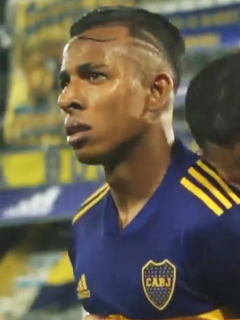 Sebastián Villa respondió a las críticas a su baile gol de Boca Juniors. Imagen de referencia del jugador colombiano