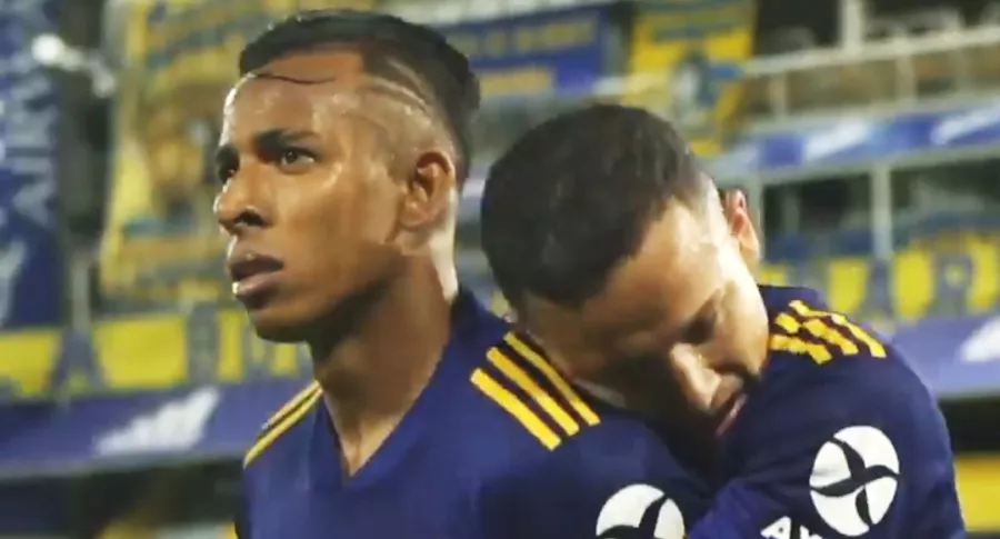 Sebastián Villa respondió a las críticas a su baile gol de Boca Juniors. Imagen de referencia del jugador colombiano