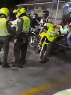 Imagen del sitio en donde un hombre mató a un presunto ladrón en Barranquilla, y luego de entregó a la Policía