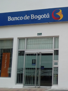 Imagen de Banco de Bogotá ilustra nota sobre robo que se presentó en una sede de la calle 80, en el occidente de la capital