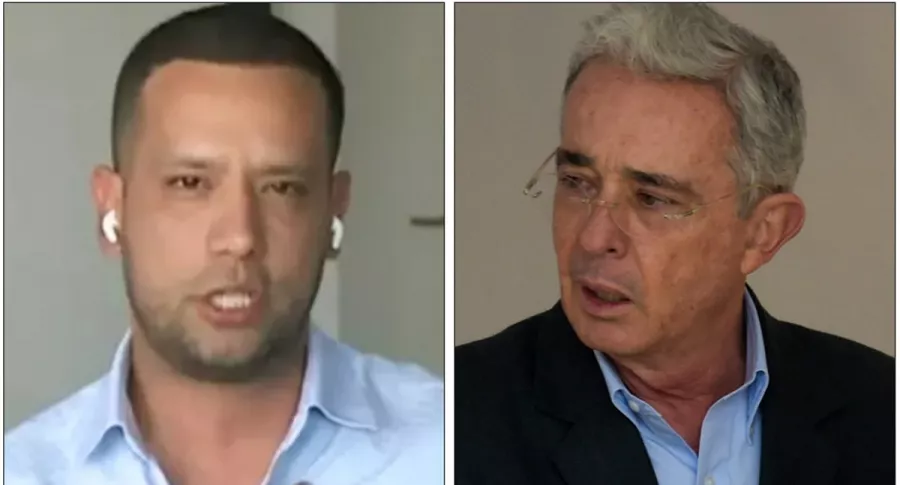 Diego Cadena y Álvaro Uribe